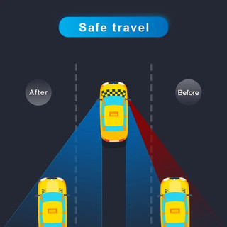 Gương cầu lồi góc rộng nhìn điểm mù ô tô, tráng bạc xoay 360 - 1 cặp