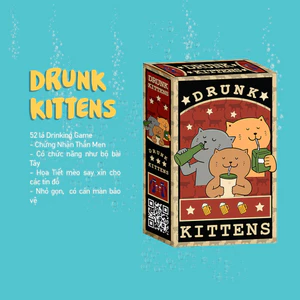 ộ Bài Mèo Nhậu xinh xinh, drinking game việt hoá giá rẻ, bài cực đã 52 lá say quên lối về