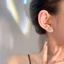 Bông tai - khuyên tai đá đẹp, chất liệu THÉP TIAN KHÔNG GỈ unisex phù hợp cho nam và nữ BEAR18