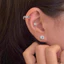 Bông tai - khuyên tai đá đẹp, chất liệu THÉP TIAN KHÔNG GỈ unisex phù hợp cho nam và nữ BEAR18