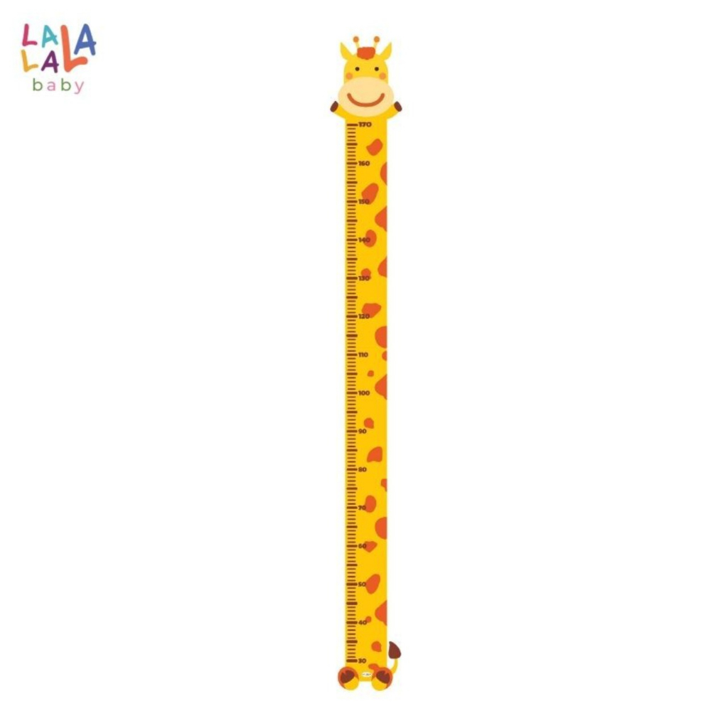 Thước Đo Chiều Cao dán tường cho bé Lalala baby hình con vật đáng yêu - Richy Bookshop