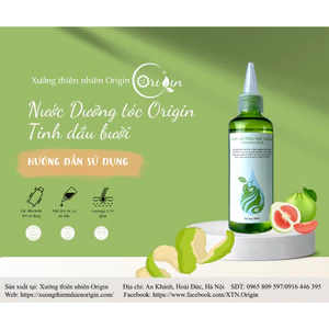 Nước dưỡng tóc tinh dầu bưởi Origin [Ngăn rụng, kích mọc tóc an toàn] - Tinh dầu bưởi xanh tự nhiên - 100ml