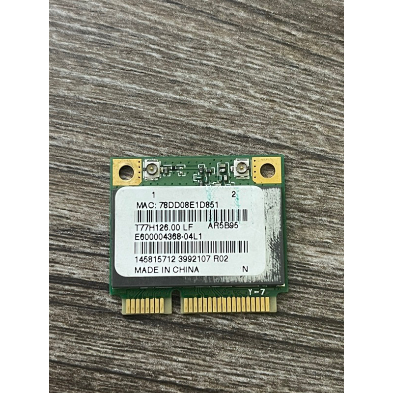 Carte Wifi Atheros AR5B95 Pour Ordinateur Portable ASUS X70AC (réf TY033V) - D'occasion Fonctionnelle