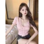 Áo Croptop Cổ V