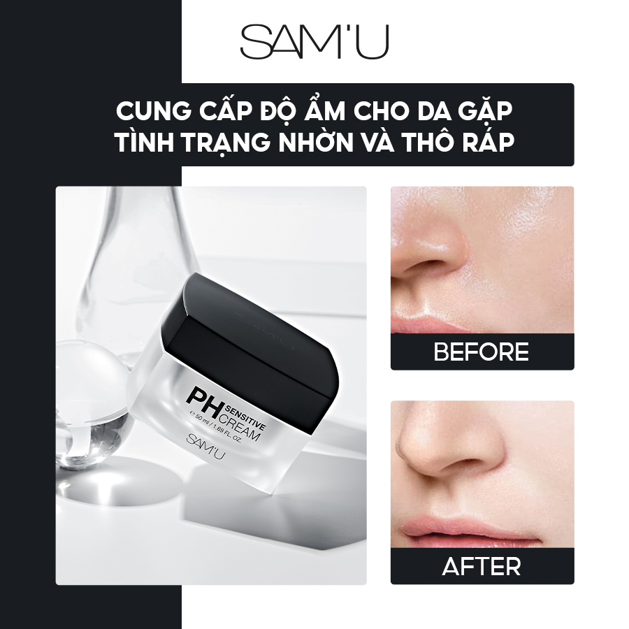 Kem Dưỡng Ẩm Cho Da Nhạy Cảm SAM'U pH Sensitive Cream