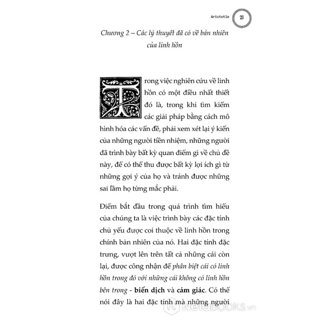 Sách Aristotle - Bàn về linh hồn (Peri Psychēs)
