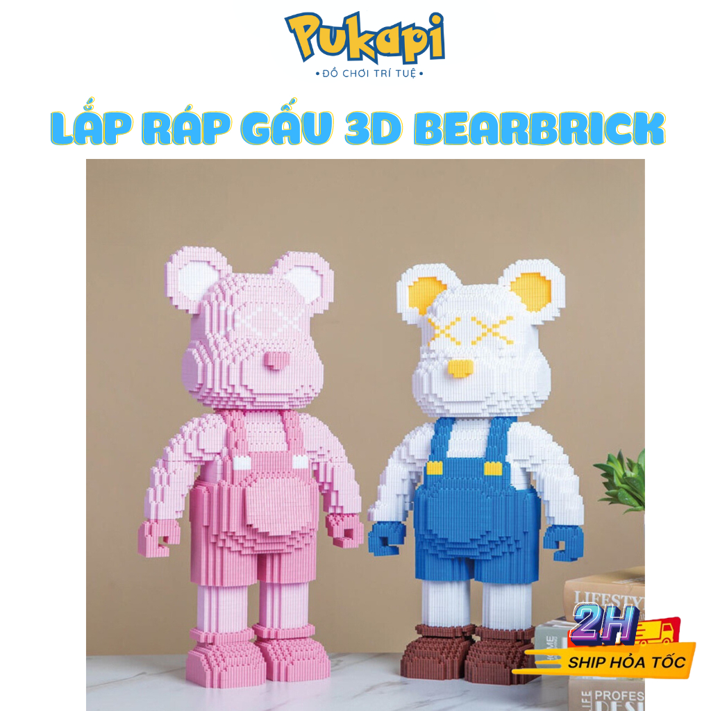 Xếp Hình-Đồ Chơi Lắp Ráp 3D Mô Hình  PUKAPI