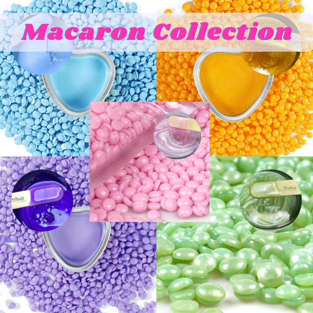 Sáp wax lông MACARON Collection SIÊU BÁM LÔNG, đi sạch cả lông tơ và ...
