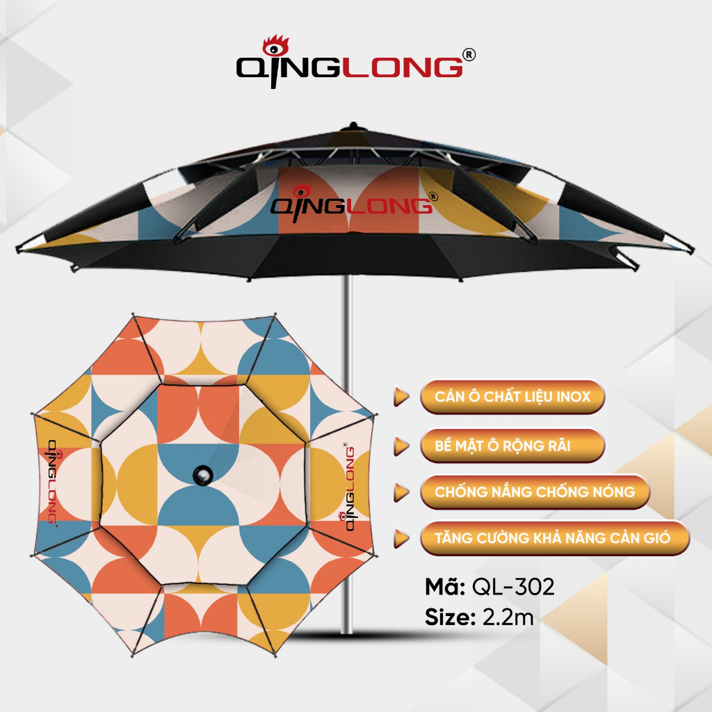 ô QingLong Nửa Tròn 2.2m (302) | Shopee Việt Nam