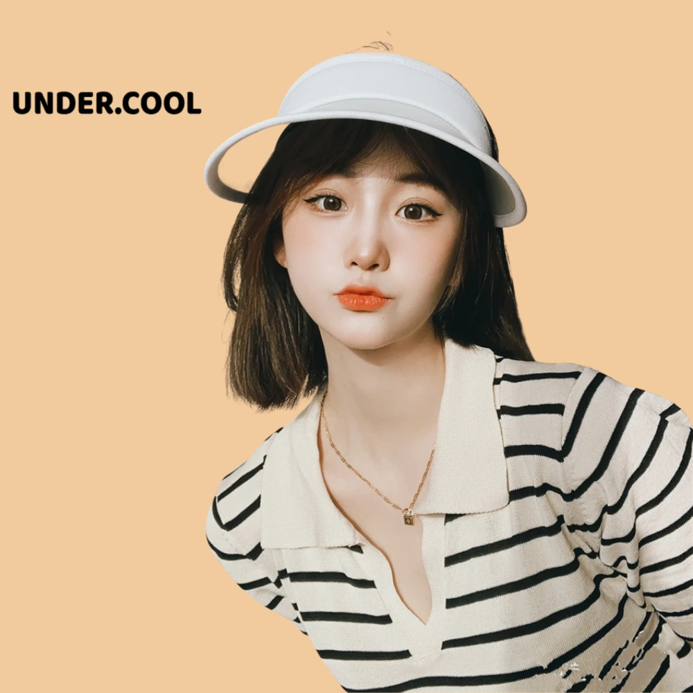 Áo thun Len Ngắn Tay Mongtoghi Kẻ Sọc Cổ Polo UNDERCOOL Chất len montoghi kẻ sọc ngang cổ sơ mi Hàn Quốc ACT03
