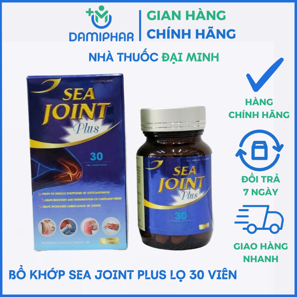 Viên Uống Sea Joint Plus Lọ 30 Viên - Hỗ Trợ Các Bệnh Xương Khớp ...