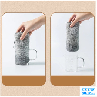 Combo 10 khăn lau chén đĩa hình vuông bằng than tre thấm hút cực nhanh GD559-KhanV25