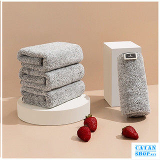 Combo 10 khăn lau chén đĩa hình vuông bằng than tre thấm hút cực nhanh GD559-KhanV25