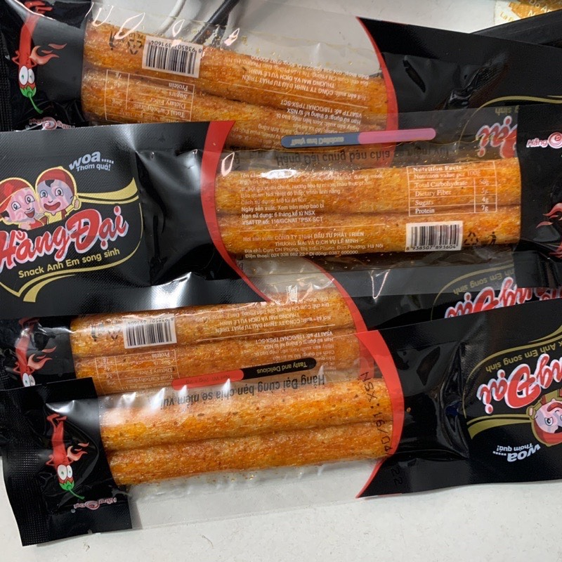 Snack Anh Em Song Sinh Hằng Đại Gói 26g- Đồ Ăn Vặt Cổng Trường Hot