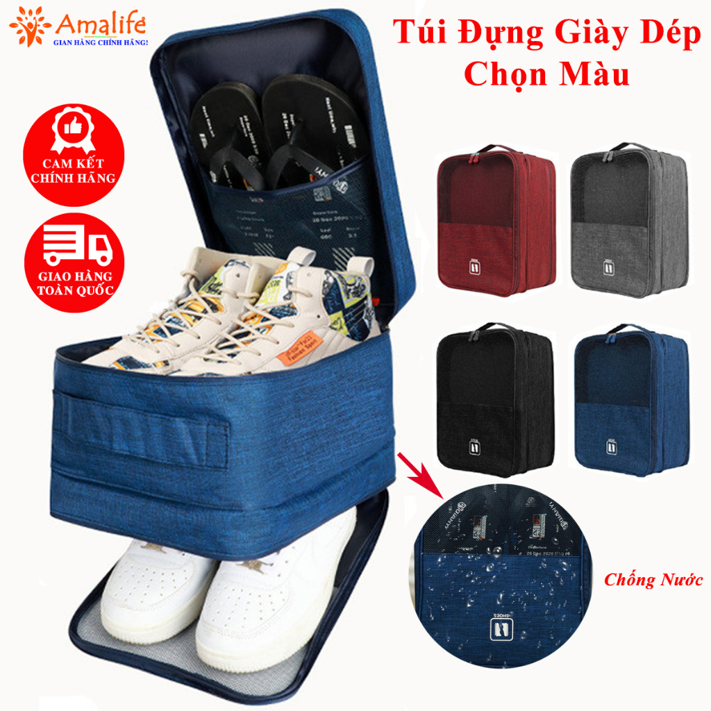 Đánh Giá Túi Đựng Giày Du Lịch Chống Nước Amalife 3 Ngăn