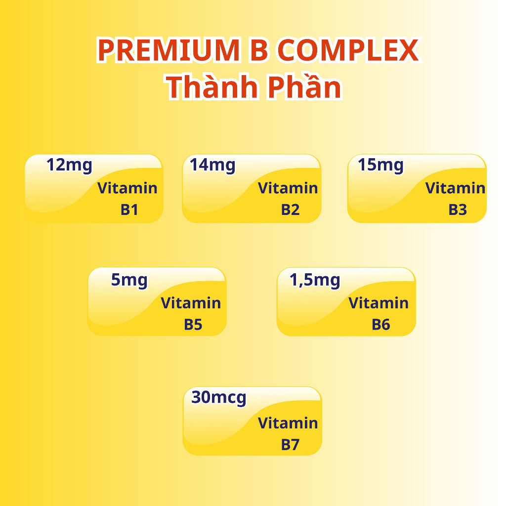 Ảnh COMBO 2 Hộp Viên uống NUTRIONELIFE Premium B Complex Ăn Ngon, hỗ trợ giảm mệt mỏi  500mg x 30 Viên 2