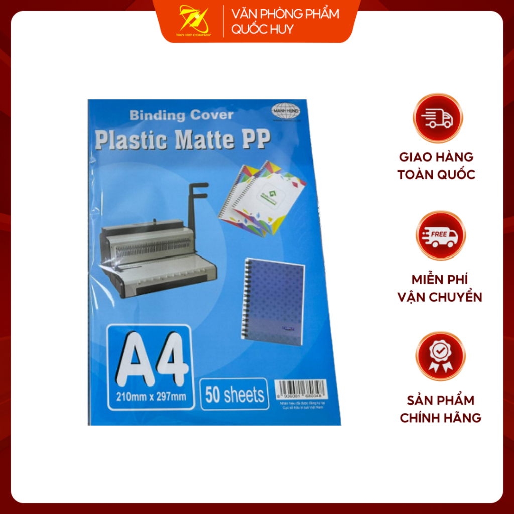 Bìa Bóng Kính Mika Sần Mờ A4 50 Tờ, Bìa Kính Mica Loại Đẹp - VPP Quốc ...