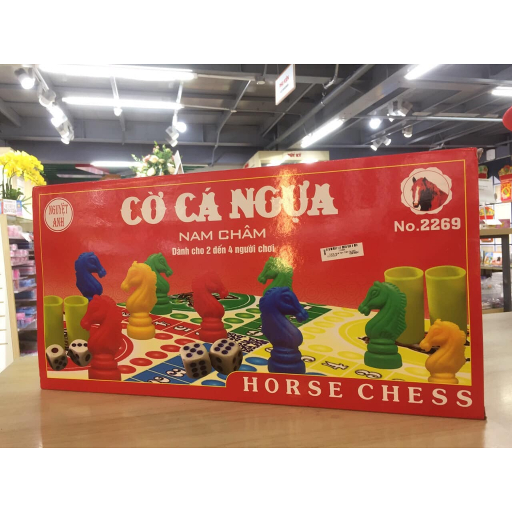 BỘ CỜ CÁ NGỰA NAM CHÂM HANG ĐẸP, CHỐNG TRƠN TRƯỢT - VPP QUỐC HUY
