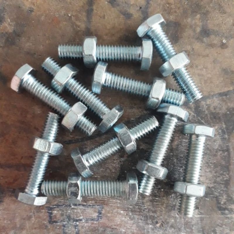 10bộ bùlong+tán sắt xi 6ly(M6) | Shopee Việt Nam
