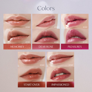 Son dưỡng có màu mỏng nhẹ thuần chay hince Mood Enhancer Lip Glow 5.5G