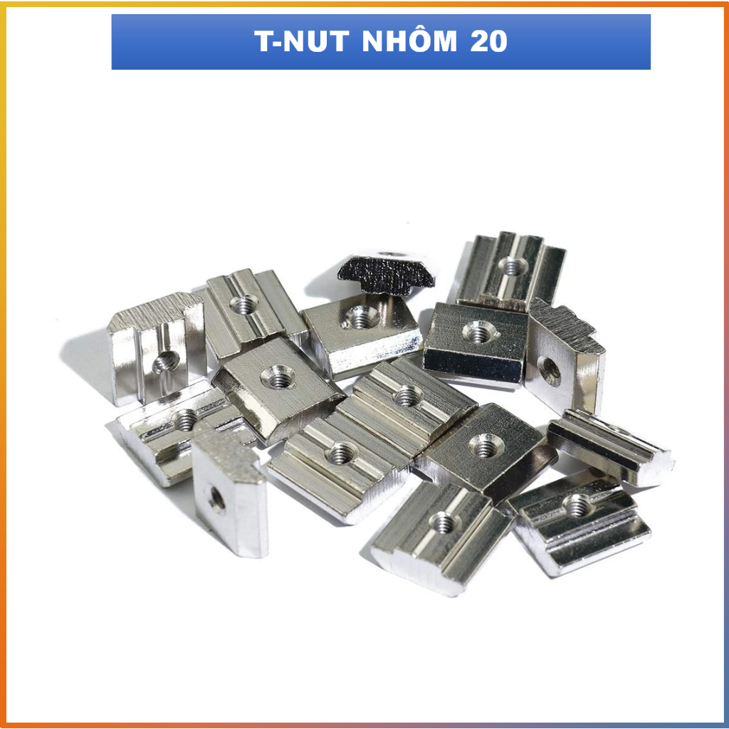 Đai ốc Tán nhôm chữ T (T Nut) nhôm 2020 2040 2060 2080 | Shopee Việt Nam