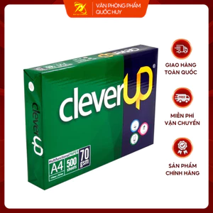 GIẤY A4 BÃI BÀNG CLEVERUP 70GSM (500 TỜ) - VPP QUỐCHUY