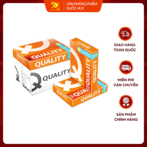 GIẤY A4 QUALITY 70GSM ( 500 TỜ ) - VPP QUỐC HUY