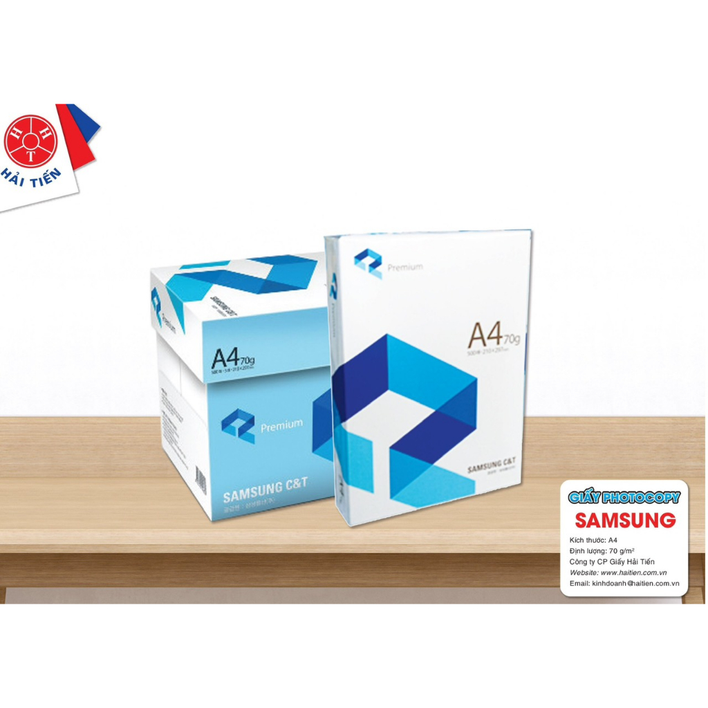 [HOT] GIẤY A4 SAMSUNG 70GSM (500 TỜ) - VPP QUỐCHUY