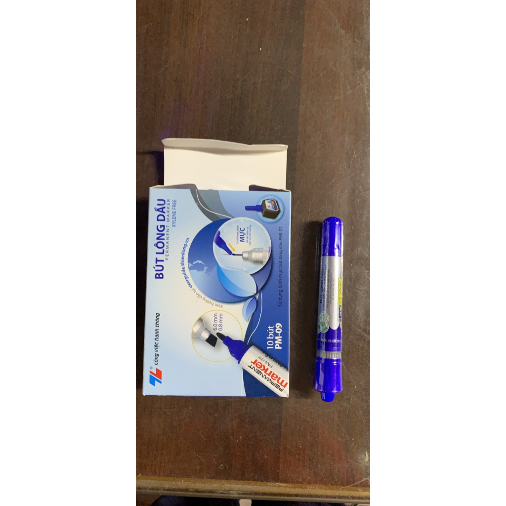 [BUÔN] 10 CÁI BÚT LÔNG DẦU PM 09, THIÊN LONG - VPP Quốc Huy