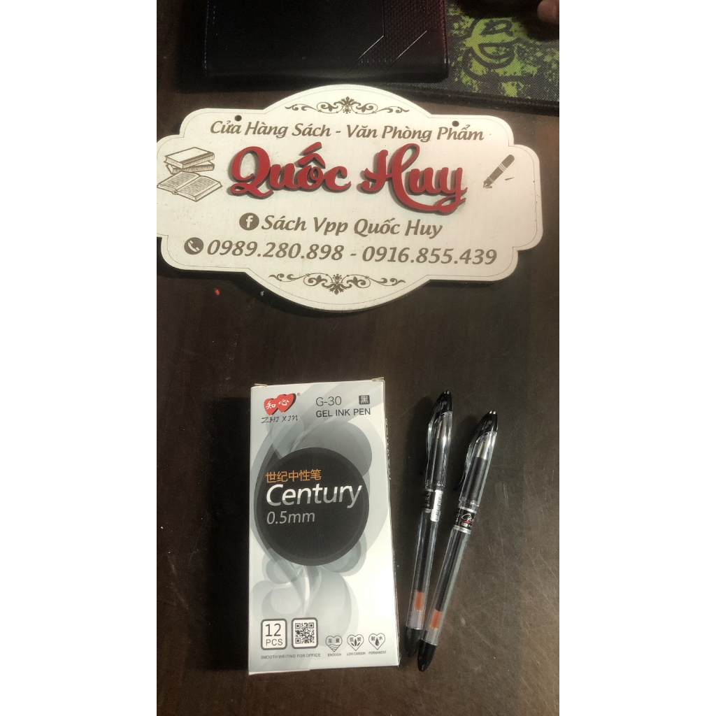 BÚT BI NƯỚC G30, BÚT GEL CENTURY G-30 - VPP QUỐC HUY