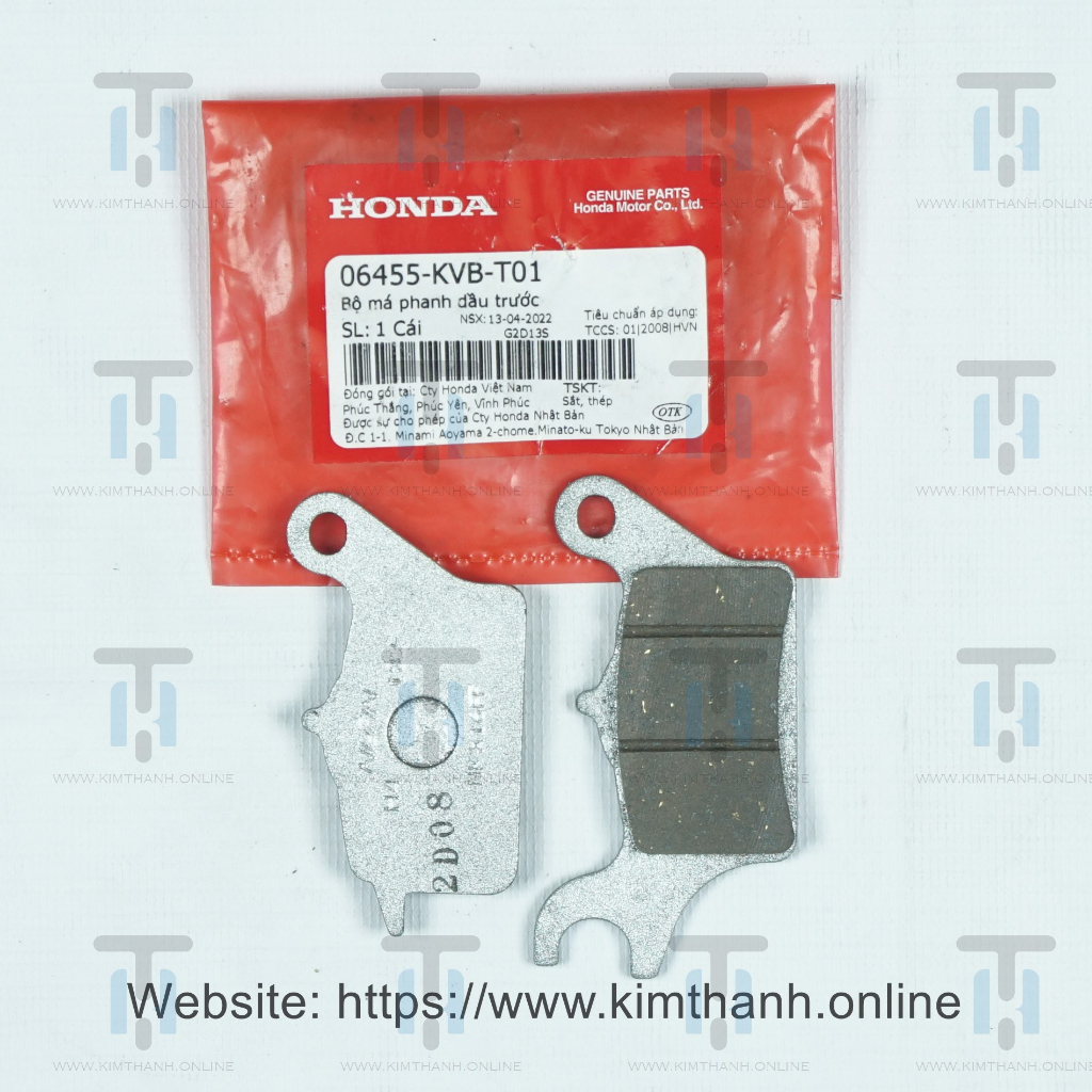 Bố dĩa trước 1 piston Airbale 2011 Honda _ 06455-KVB-T01 | Shopee Việt Nam