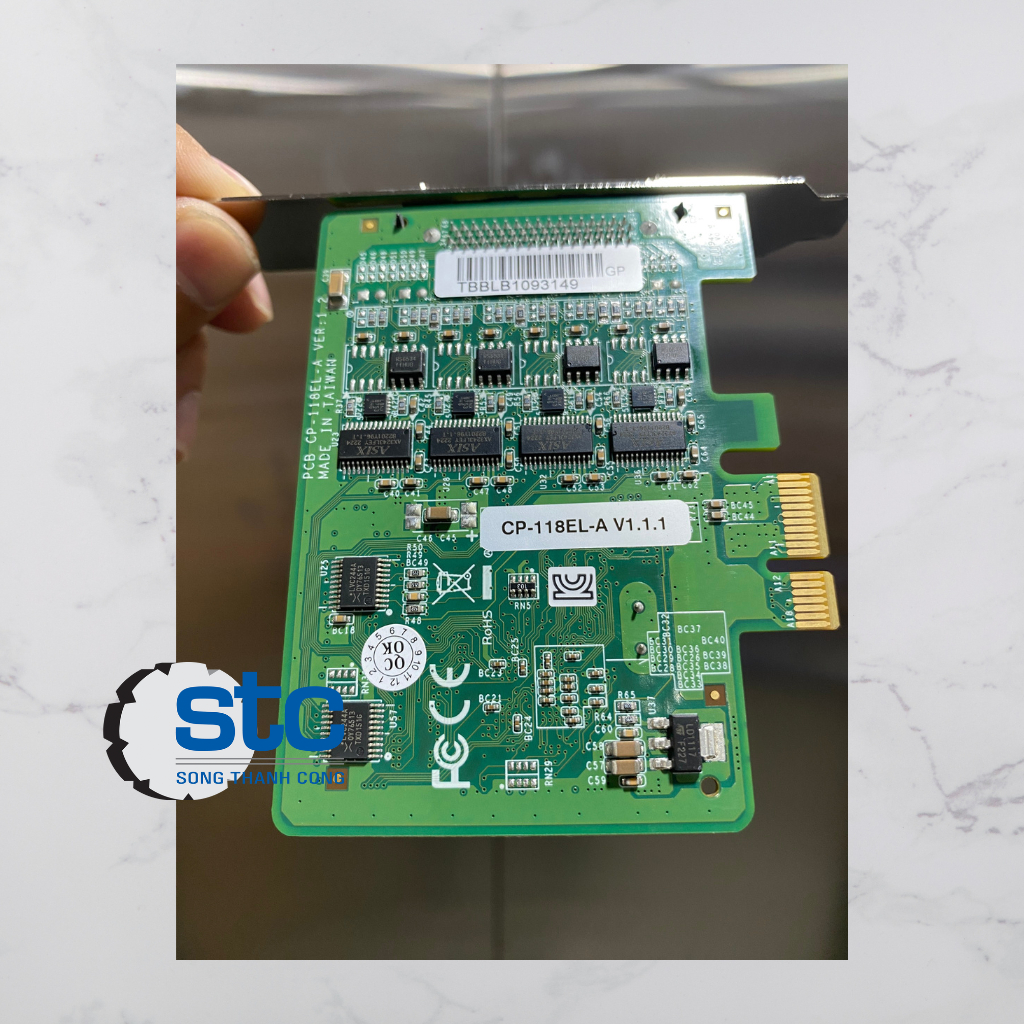 CP-118EL-A | Card chuyển đổi tín hiệu Moxa 8 cổng RS-232/422/485 PCI ...