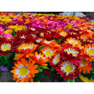 SET 5 CÂY HOA CHƠI GÓC XÂY DỰNG - đồ chơi mầm non tự tạo - HOA NỈ