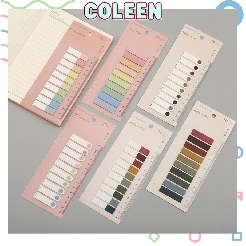 Giấy Note 200 tờ Đánh Dấu Trang Stickynote Đơn Giản Ghi Chú Bookmark ...