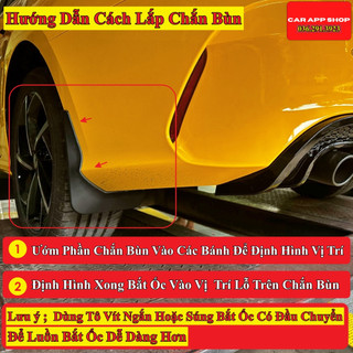 Chắn Bùn MG5 Đời 2021-2022,Chất Liệu Nhựa Dẻo,Tặng Kèm Ốc Vít,Bộ 4 Chiếc