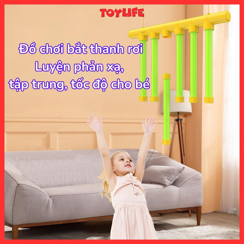 Đồ chơi bắt thanh rơi gậy rơi que rơi đồ chơi vận động luyện phản xạ ...