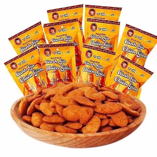 Snack Cánh Gà Chiên Giòn Vela Giòn Ngon - Đồ Ăn Vặt Hot Cổng Trường