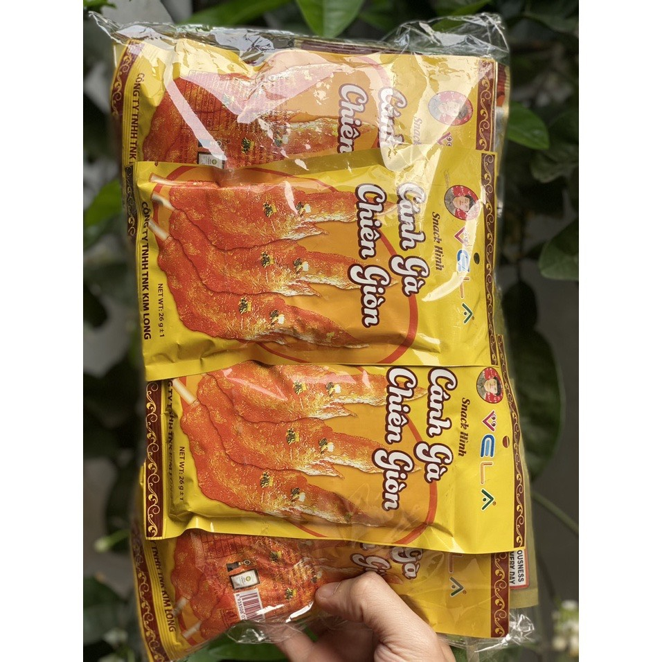 Snack Cánh Gà Chiên Giòn Vela Giòn Ngon - Đồ Ăn Vặt Hot Cổng Trường