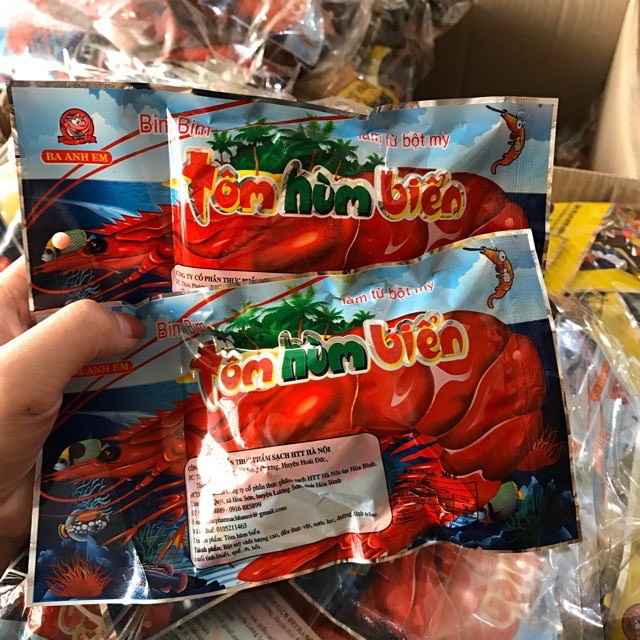 Snack Tôm Hùm Biển Ba Anh Em Food - Đồ Ăn Vặt Hot Cổng Trường