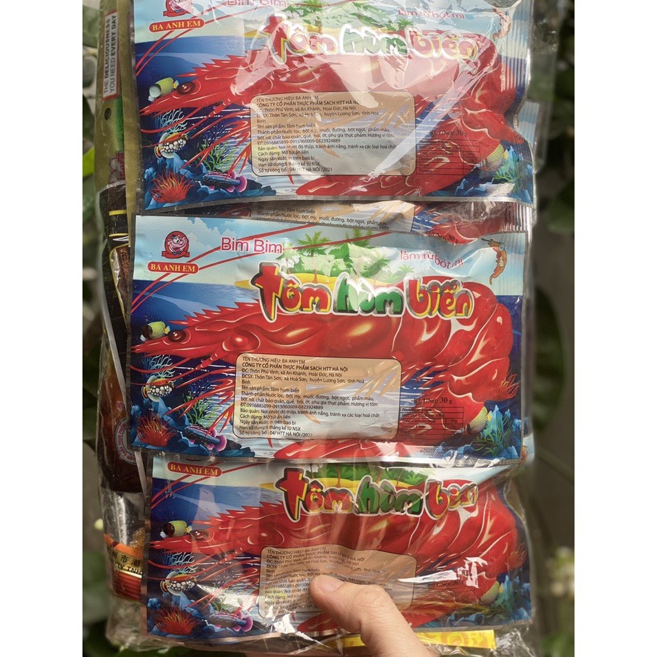 Snack Tôm Hùm Biển Ba Anh Em Food - Đồ Ăn Vặt Hot Cổng Trường