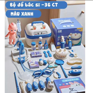 BỘ ĐỒ CHƠI BÁC SĨ THỎ LOẠI XỊN ĐẸP 36 CHI TIẾT CHO BÉ