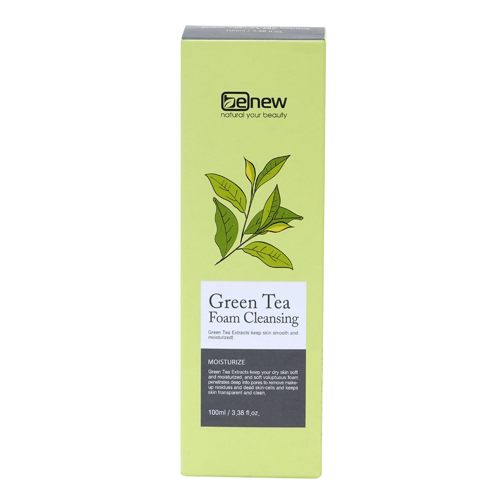 Ảnh Sữa Rửa Mặt Trà Xanh Cao Cấp Benew Green Tea Foam Cleansing 100ml 3