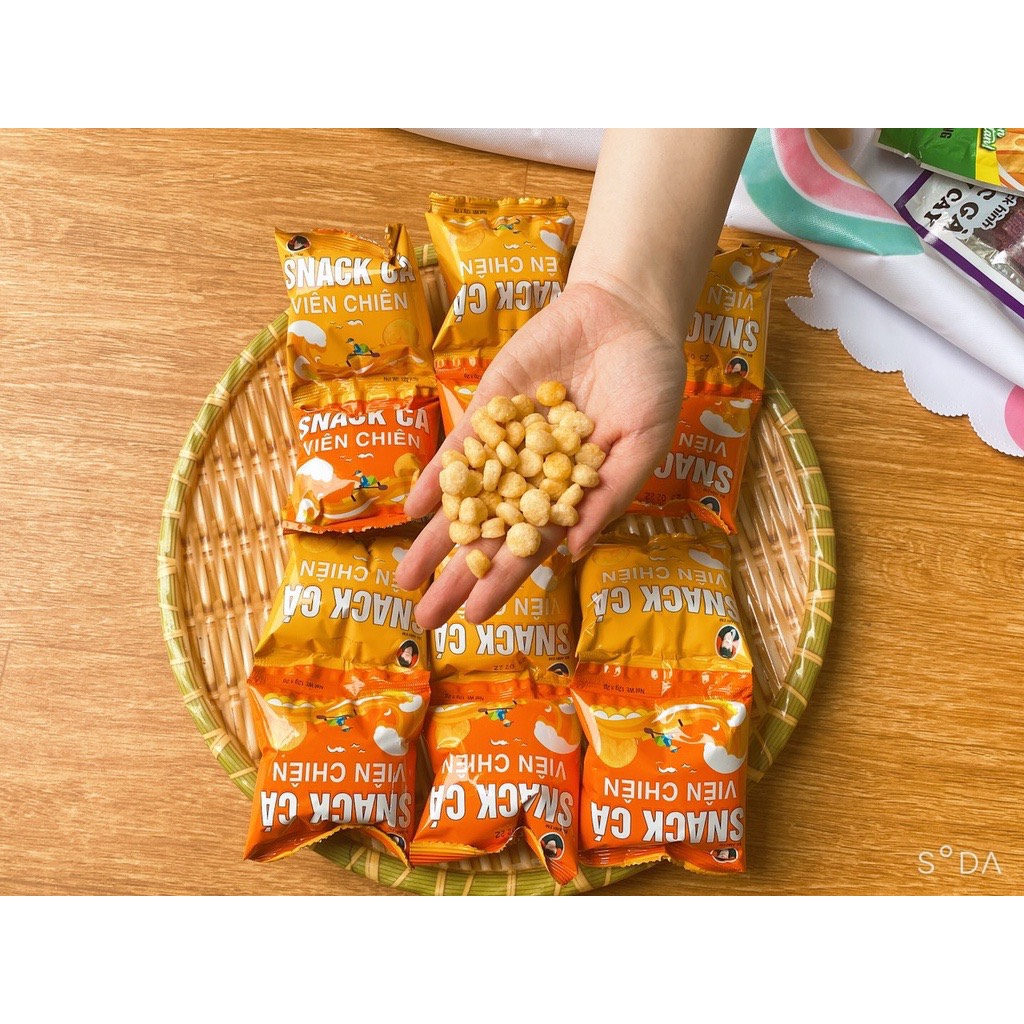 Snack Cá Viên Chiên Chính Hãng Ba Anh Em Food - Đồ Ăn Vặt Hot Cổng Trường