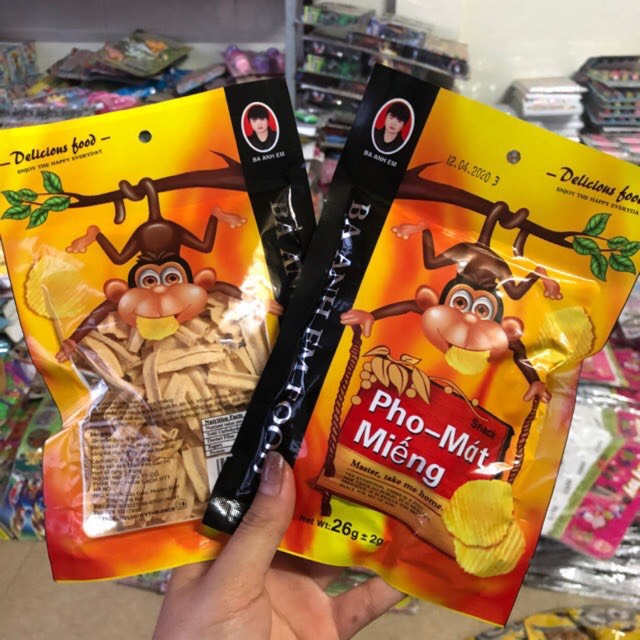Snack Hình Phô-Mát Miếng Ba Anh Em Food - Đồ Ăn Vặt Hot Cổng Trường