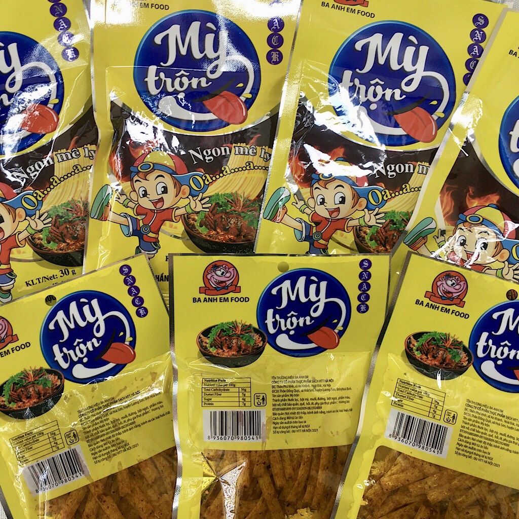 Snack Mỳ Trộn Ba Anh Em Food - Snack Que Cay -Đồ Ăn Vặt Hot Cổng Trường