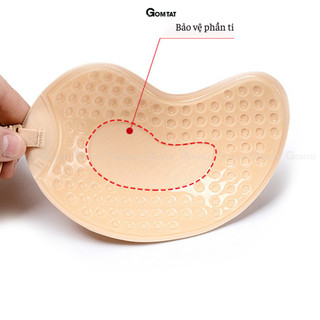 Áo dán ngực cài trước GOMTAT mẫu quả xoài, tạo khe nâng đẩy vòng 1 tự nhiên bám dính tốt - SA-0011