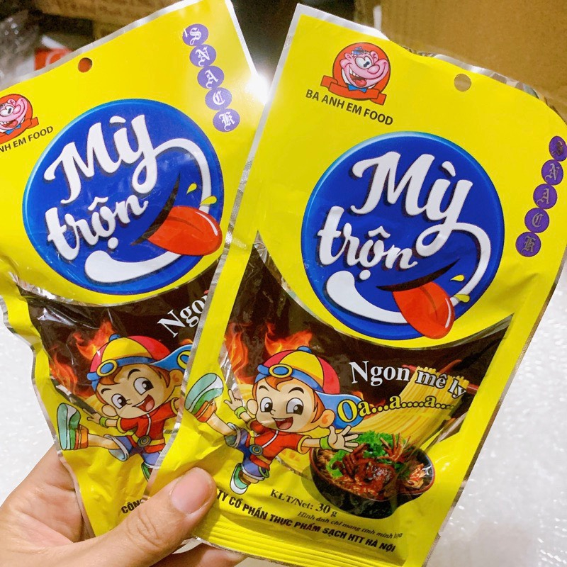 Snack Mỳ Trộn Ba Anh Em Food - Snack Que Cay -Đồ Ăn Vặt Hot Cổng Trường