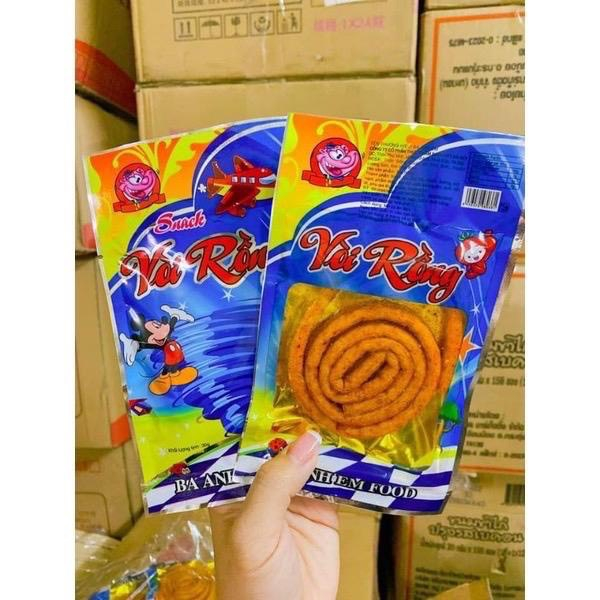 Snack Vòi Rồng Ba Anh Em Food - Snack Que Cay Tuổi Thơ -Đồ Ăn Vặt Hot Cổng Trường