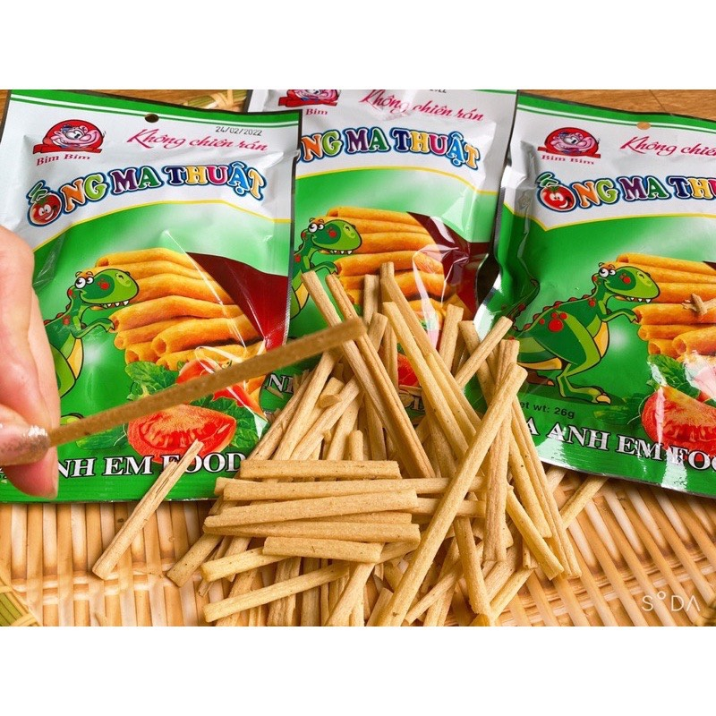 Snack Ống Ma Thuật Ba Anh Em Food - Đồ Ăn Vặt Cổng Trường Hot