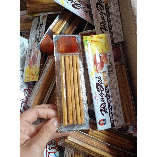 Snack Khoai Chấm Tương Hằng Đại - Đồ Ăn Vặt Cổng Trường Hot